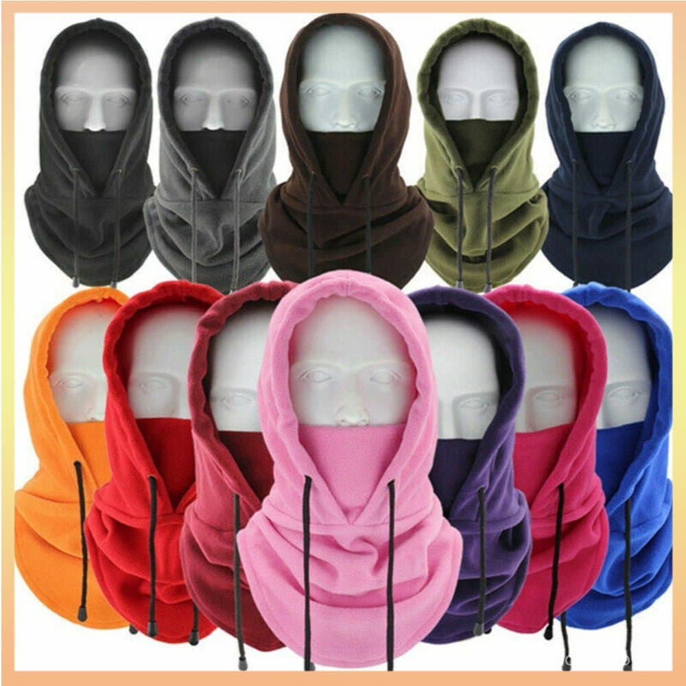 Lenço Com Capuz , Chapéu Para Esportes Ao Ar Livre , Máscara Masculina E Feminina Resistência Frio De Pelúcia