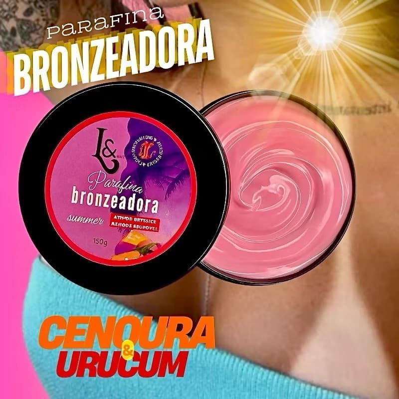 Parafina Bronzeadora Acelerador Summer Bronze AQ 150g L&Beauty