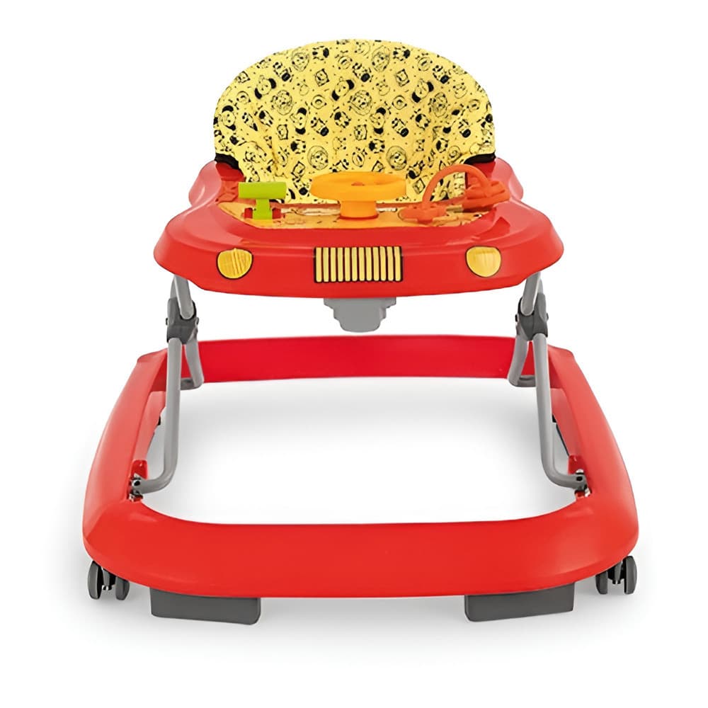 Andador Infantil Musical Safari II Vermelho 3 Posições com Freio Tutti Baby