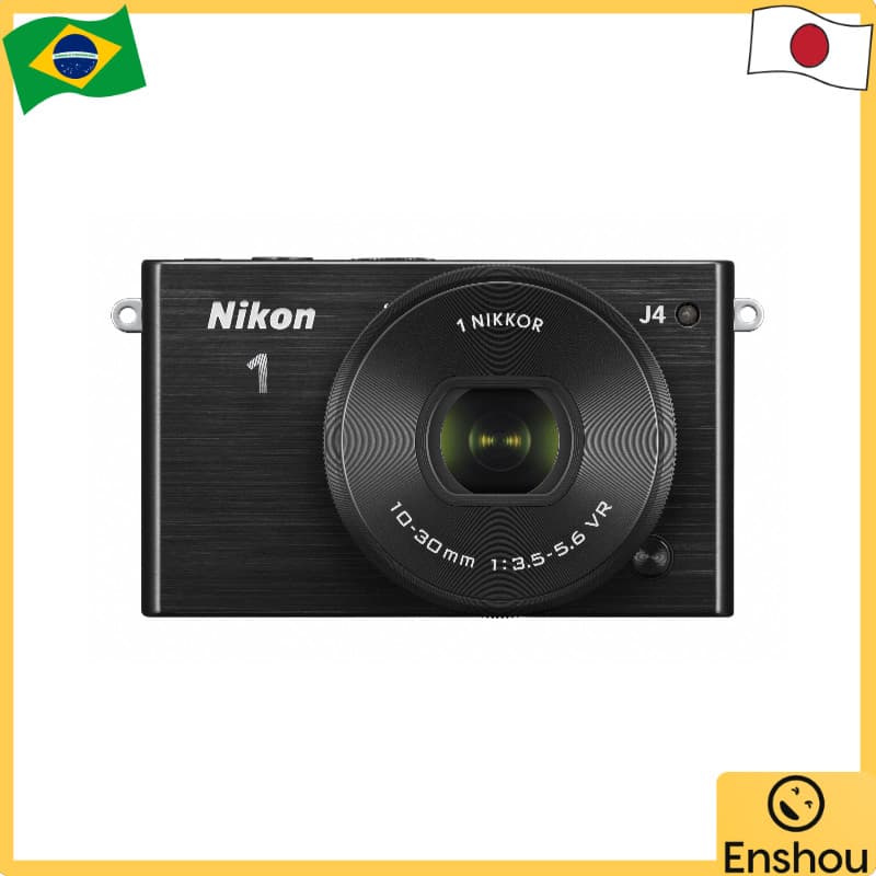 [USED]Do Japão [USADO]Nikon Mirrorless Interchangeable-Lens Camera Nikon 1 J4 Standard Power Zoom Lens Kit Black J4HPLKBK
