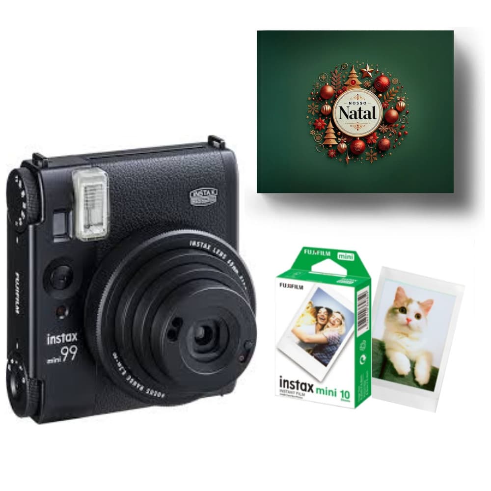 KIT Instax Mini 99 PRO Fujifilm + 10 Fotos + Álbum NATAL