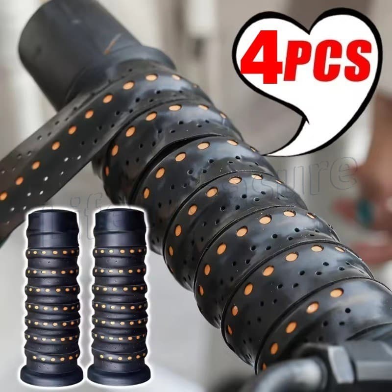 Fita Para Guidão De Bicicleta Motocicleta-De Esponja PU Antiderrapante-Correias Antivibração-Aperto Confortável Proteção