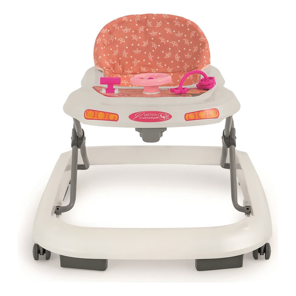 Andador Infantil De Bebê Musical Princesa Rosa Tutti Baby