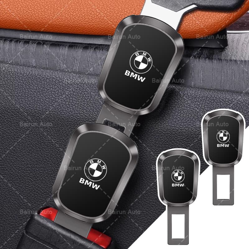 1/2 Pçs Fivela De Extensão Trapezoidal Do Carro Cinto De Segurança Inserção Plug Para BMW E61 E90 E82 E70 E71 E87 E88 E8