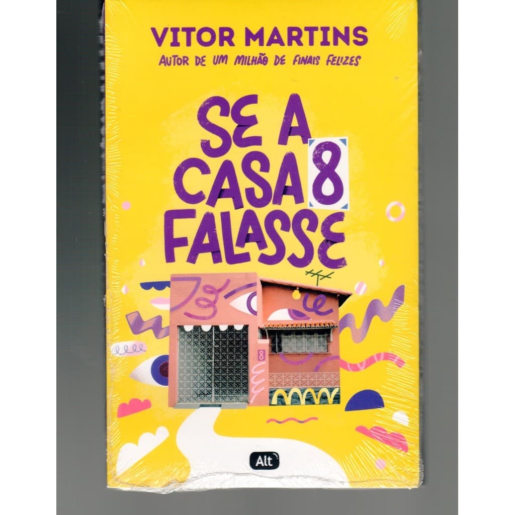 Livro Se a casa 8 falasse, de Vitor Martins
