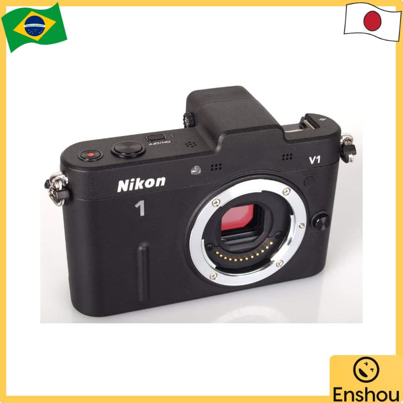 Do Japão [USADO]Nikon Mirrorless Interchangeable-Lens Camera Nikon 1 V1 Body — Black[Used]