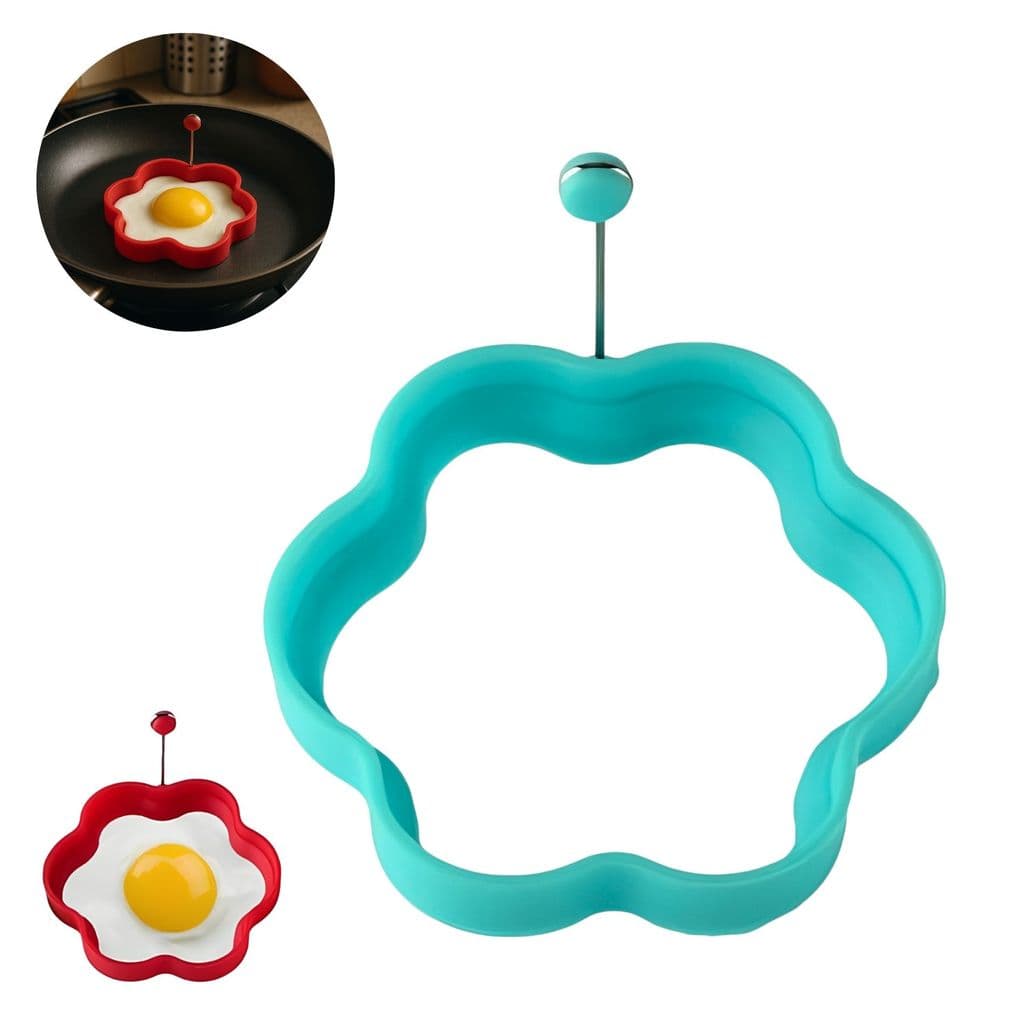 MODELADOR DE OVO DE SILICONE COM FORMATO DE FLOR DASSHAUS