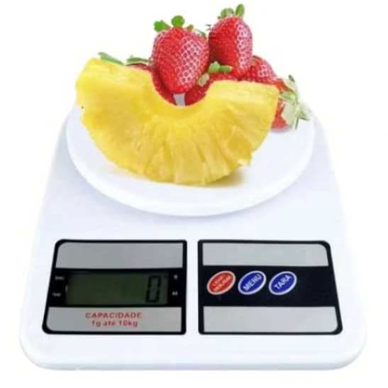 Balança Digital de Cozinha de Precisão 1g a 10Kg Nutrição e Dieta