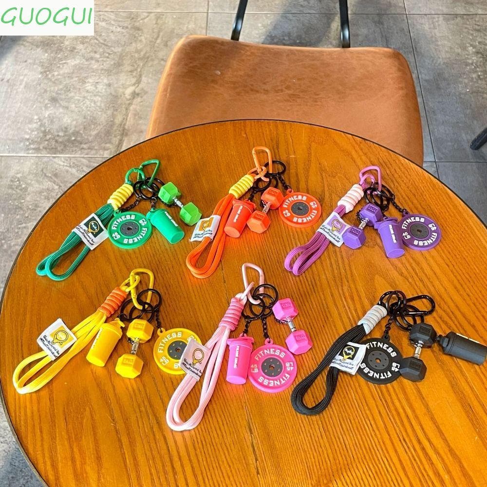 Chaveiro De Halteres De Simulação GUOGUI , Placas De Barra De Copos De Água Dopamina , Pingente De Série INS Fitness