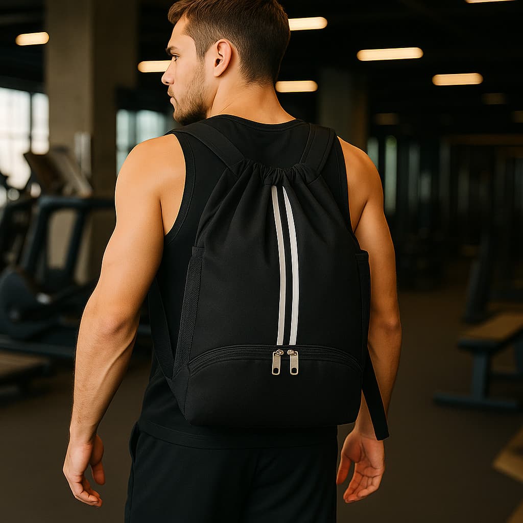 Bolsa Mochila Sacola Esportivo Academia Resistente Unisex