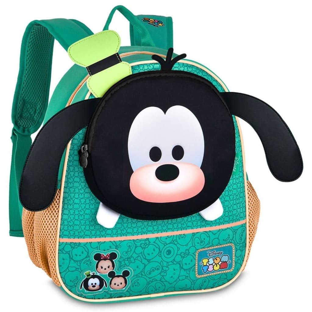 Mochila Escolar Creche Disney Infantil Passeio Pequena Tsum Tsum Pateta Pluto Stitch Minnie Oficial