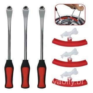 Alavancas Para Troca De Pneus De Bicicleta E Motocicleta , Colher Automática , Kit De Alavanca De , Protetor De Aro , Fe