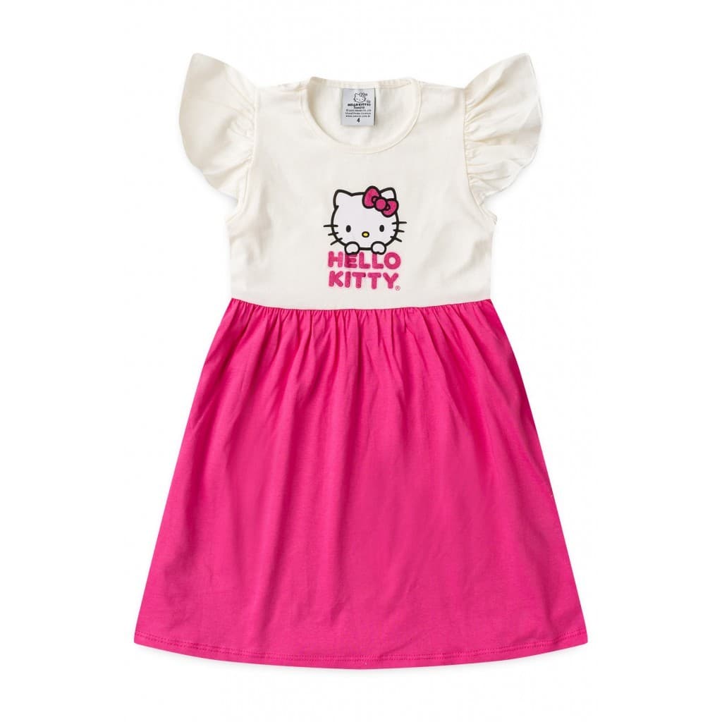 Vestido Feminino Infantil Delicadeza - Hello Kitty