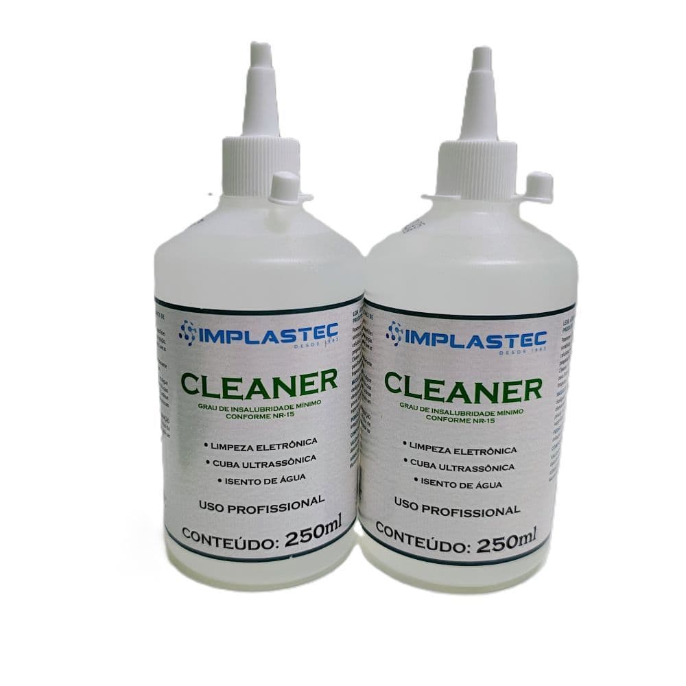 2X Cleaner Implastec 250ml Limpeza Placa Pci Eletrônica Puro