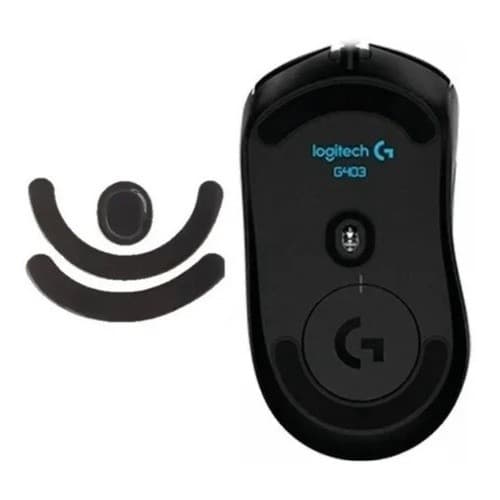 Pé Skate Feet Compativel com Mouse Logitech G403 G603 G703 - Preto