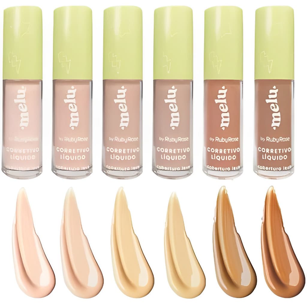 Corretivo Líquido Cobertura Leve Melu by Ruby Rose HB8104 Presente