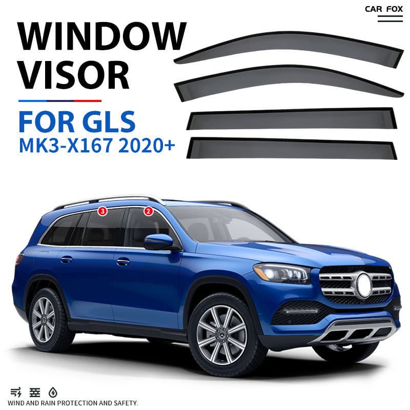 Adequado Para Mercedes-Benz GLS Classe X166 X167 Viseira De Janela Modificada Em Promoção