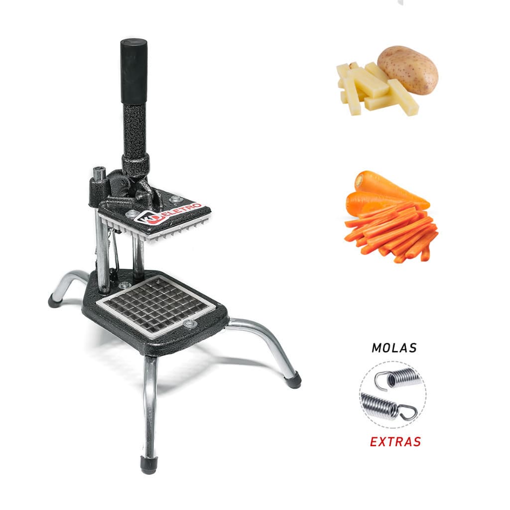 Picador Cortador Fatiador de Legumes Profissional Pequeno Batata Palito Legumes Frutas Restaurantes