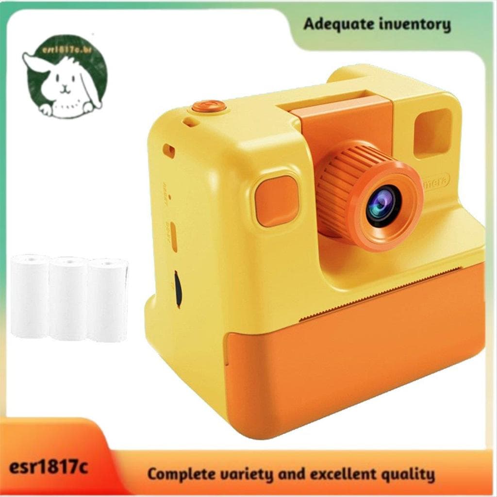 Crianças Câmera Instantânea Impressão 1080P HD Digital Foto Papel Criança Brinquedo Para Aniversário Presente De Natal-L
