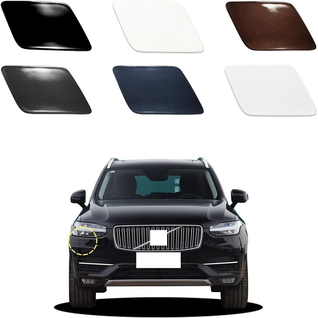 Capa Para Arruela De Farol Dianteiro De Carro , Compatível Com Volvo XC90 2016-2022 , Bicos De Lavagem De 39825447 39825