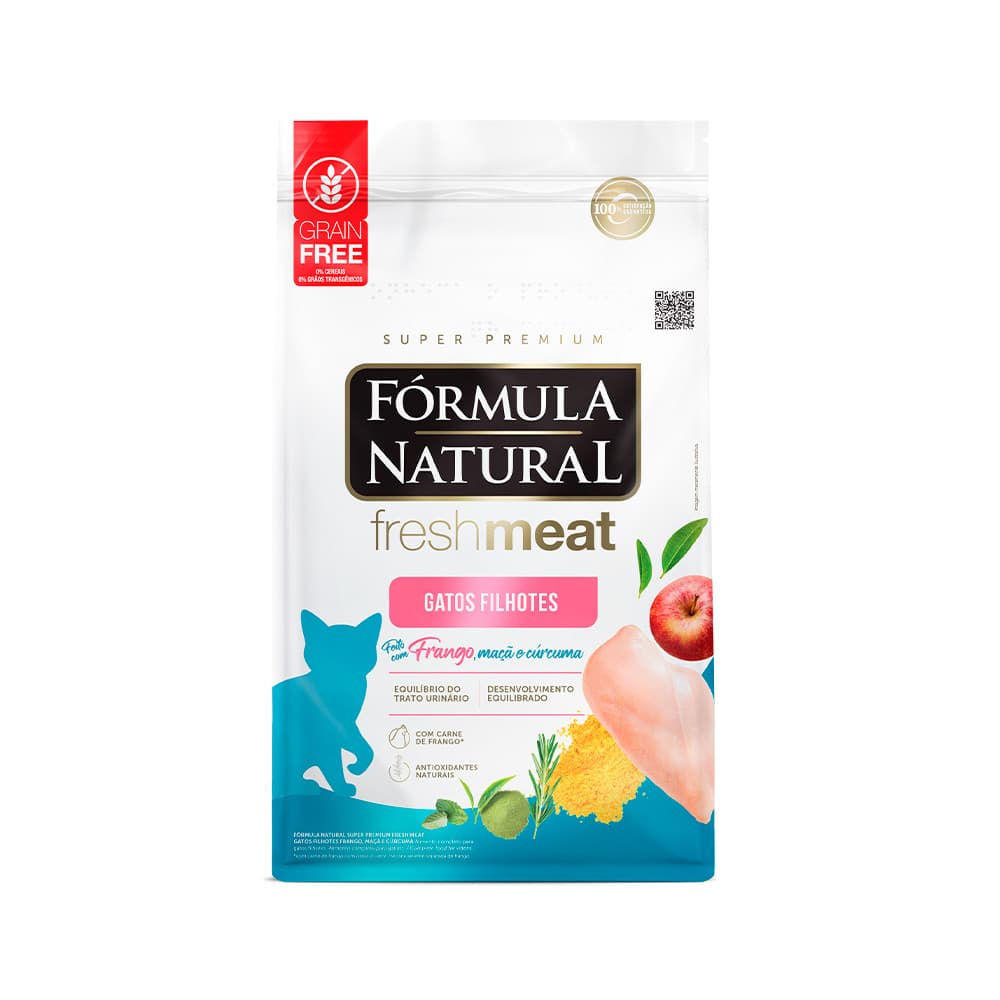 FORMULA NATURAL FRESH MEAT GATO FILHOTE SABOR FRANGO 10,1KG