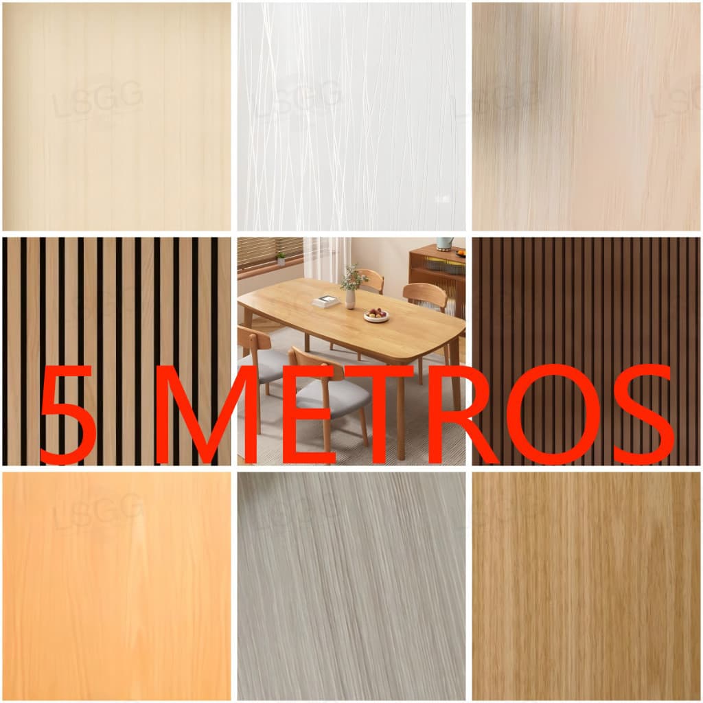 Papel de Parede Madeira 3D 5 METROS * 45CM Auto Adesivo Colante Promoção