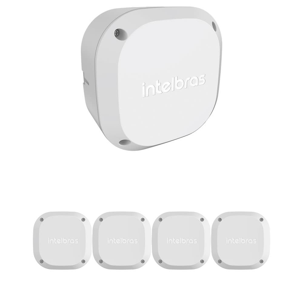 Kit 5 Caixas de Passagem Plástica Câmeras Bullet/Dome Externo VBOX 1100 E Intelbras
