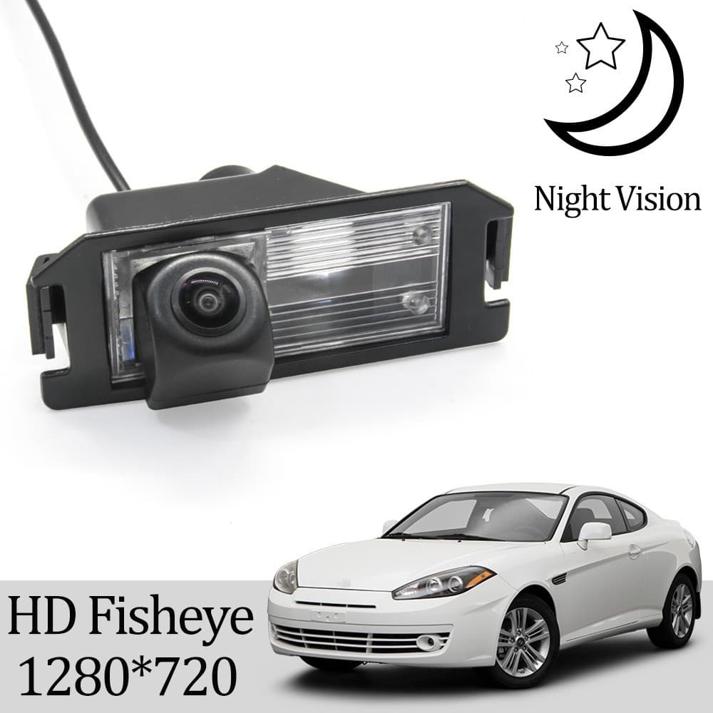 Câmera Retrovisora De Carro 1280 * 720P Adequada Para Hyundai Tiburon/Tustani/Couple 2002-2008