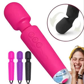 Massageador Profissional 20 Vel. Massageador V-magico Max Vibrador 19cm