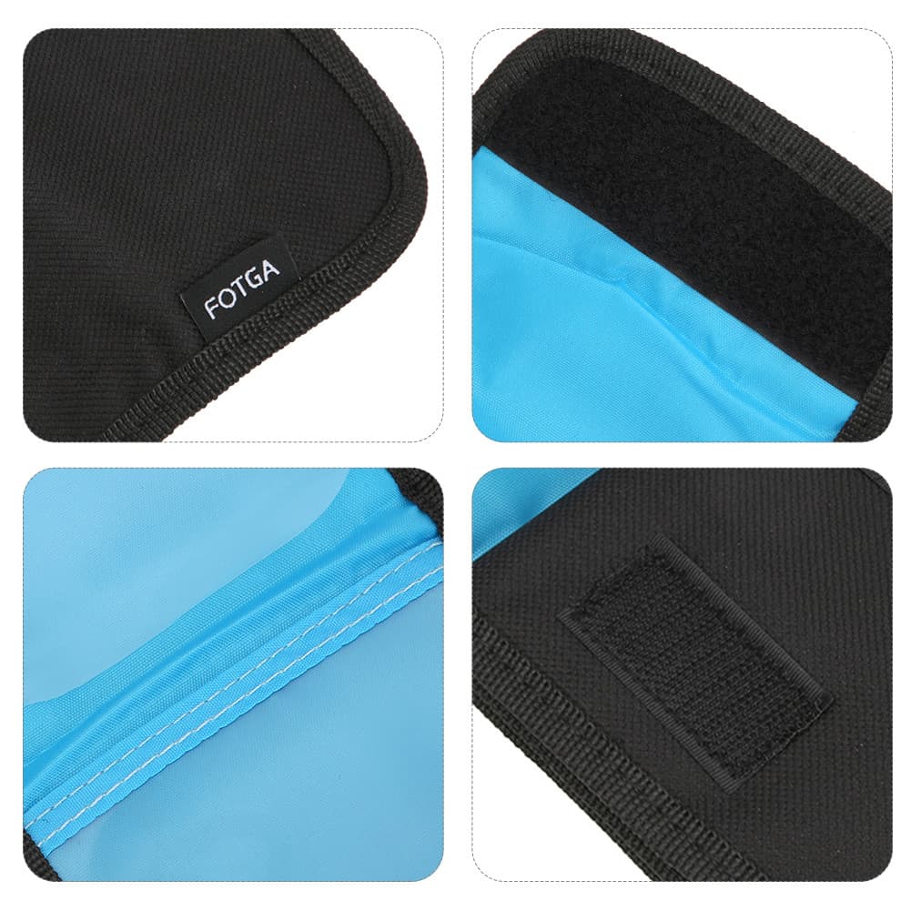 Saco protetor de filtro de câmera compacto de nylon premium fácil de classificar resistente ao desgaste para