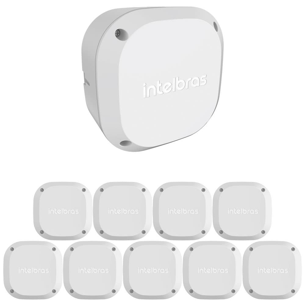 Kit 10 Caixas de Passagem Plástica Câmeras Bullet/Dome Externo VBOX 1100 E Intelbras