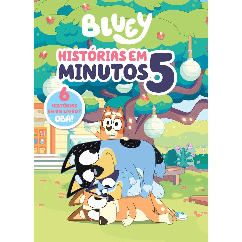 Bluey Histórias em 5 minutos - Capa Dura AlmofadadaLivros LD+MS