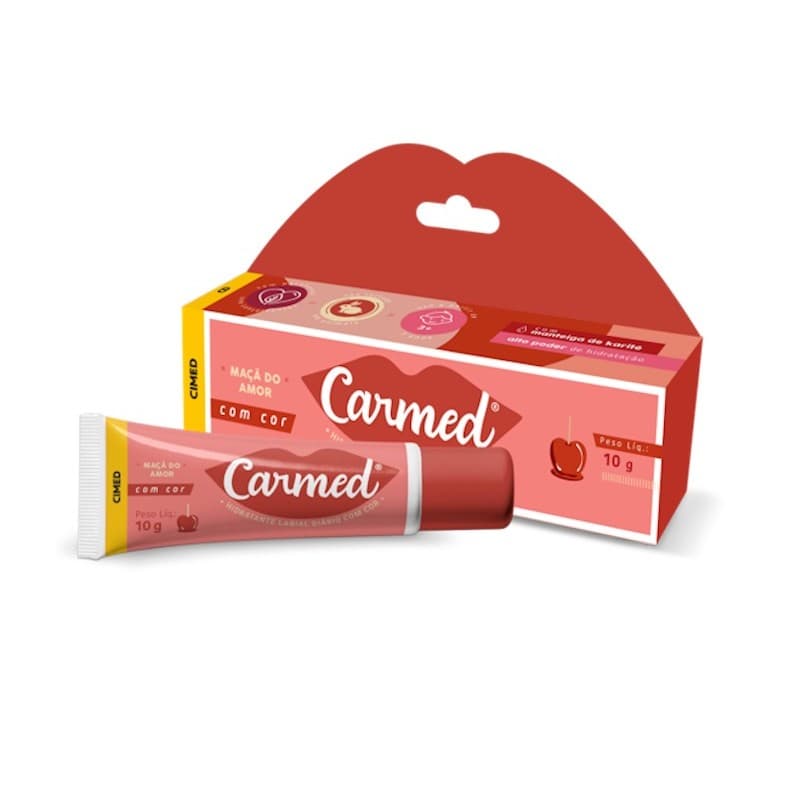Carmed Hidratante Labial Maçã do Amor 10g