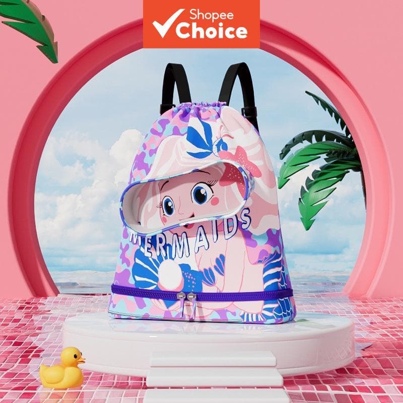 Saco De Natação Capa À Prova Dwaterproof Água Crianças Seco Molhado Separação Armazenamento Bagpack Esportes Portátil Do