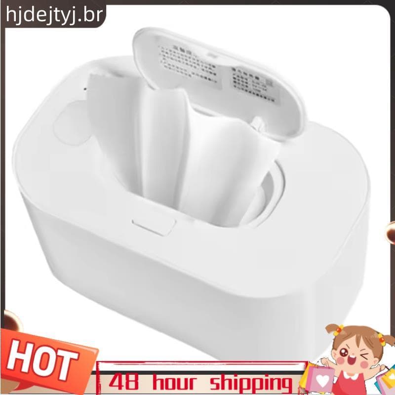 Aquecedor De Lenços Umedecidos Com Display Digital Alimentado Por USB , Dispensador De Grande Capacidade , Estação De Li