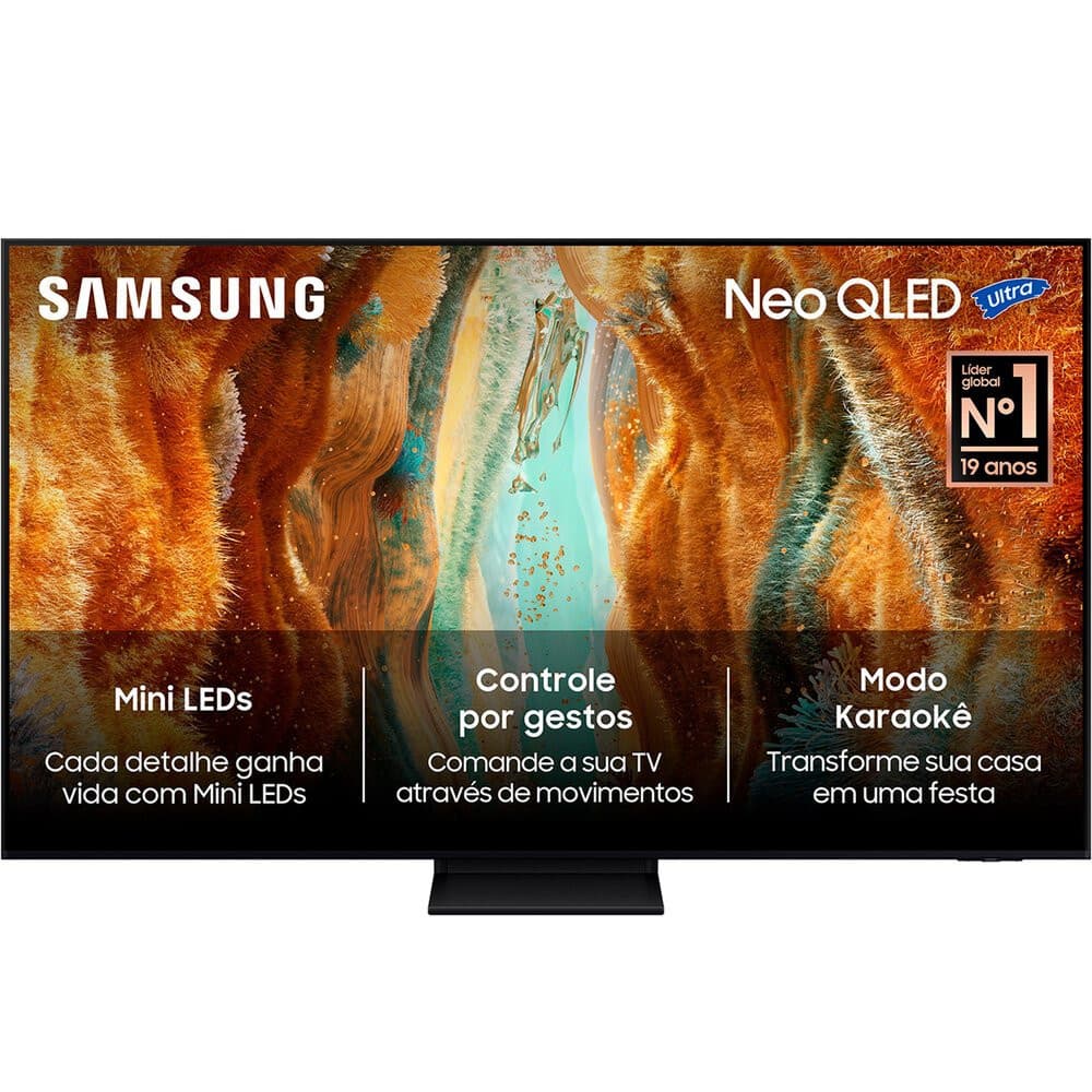 Smart TV Samsung 65, 4K, Neo QLED, Tizen - QN65QN70FAGXZD