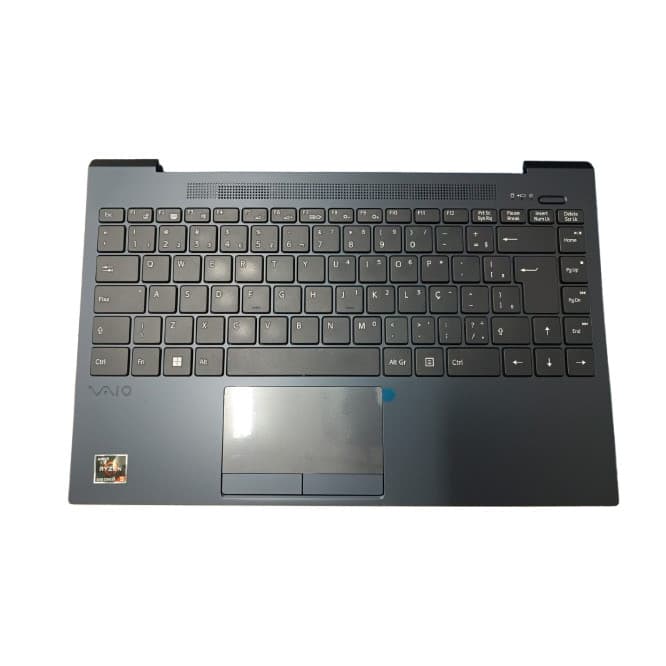 Carcaça NoteBook Base Superior c/ Teclado Vaio Fe14 Pro Cobalto - Seminovo