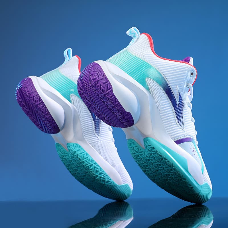 Sapatos de Badminton profissional das mulheres dos homens sapatos de treinamento primavera leve absorção de choque Anti-