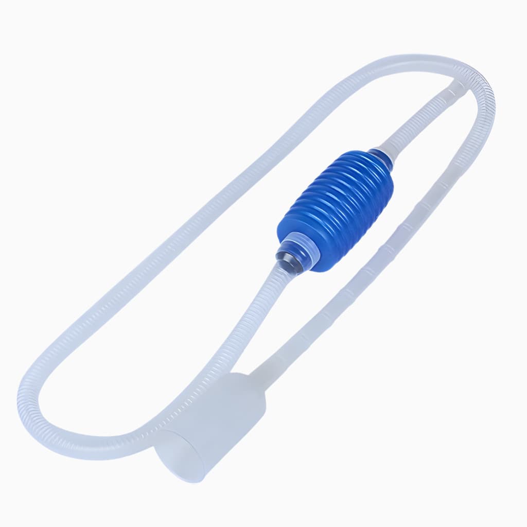 Sifão Aspirador para Limpeza de Aquário 1,5m com Bomba de Sucção Manual