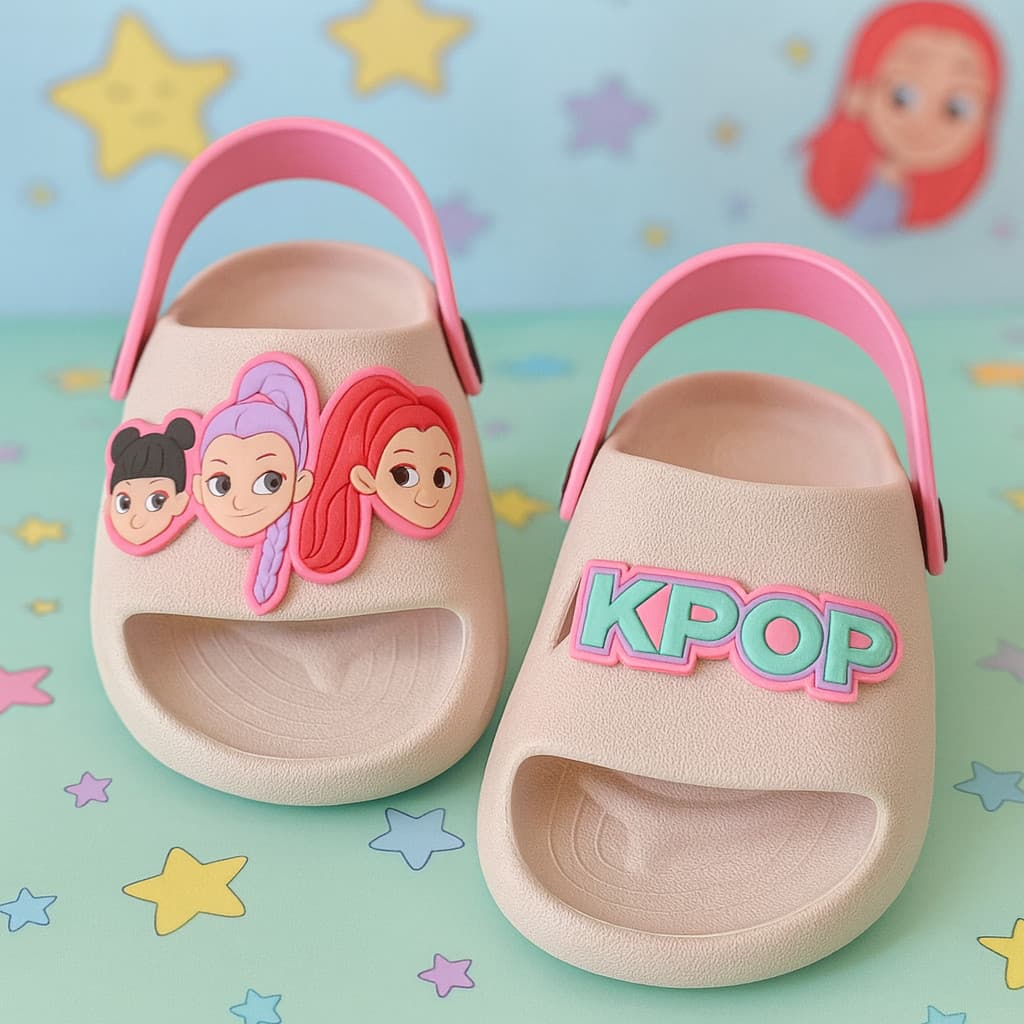 Chinelo Infantil Nuvem Slide Menina Coração Cores Unicornio Guerreira Macio Confortável Leve