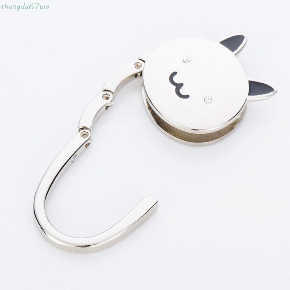 SHENGDA Bolsa Cabide Estilo Gato Acessórios De Moda Suporte Dobrável De Mesa