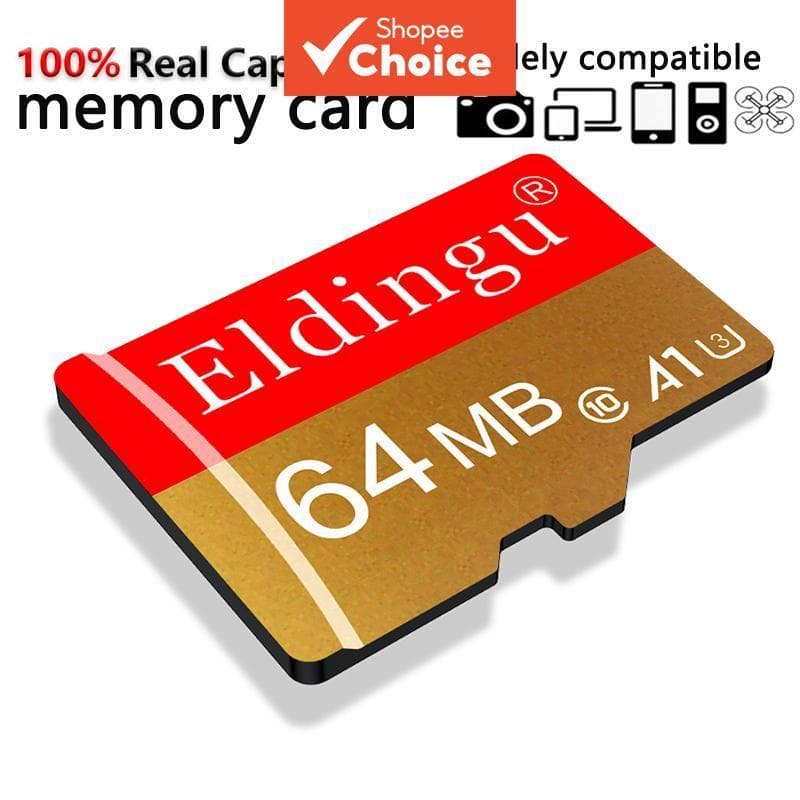 Cartão MicroSD de 64MB A1 - Cartão de Memória TF de Alta Velocidade para Tablet, Câmera e PC