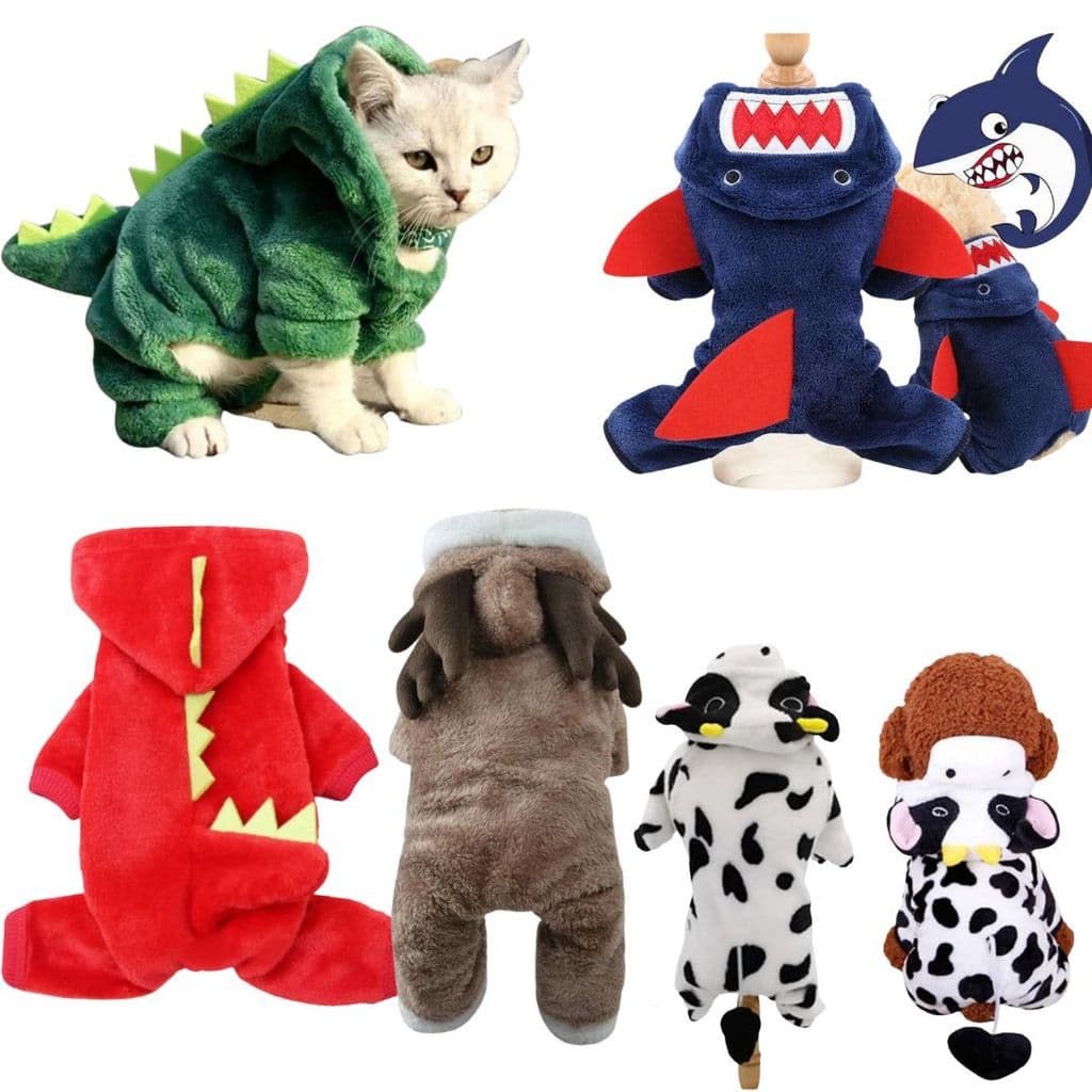 Fantasia de Cachorro Gato Pet Roupa Roupinha Festa Pequeno Modelos Variados Divertidos