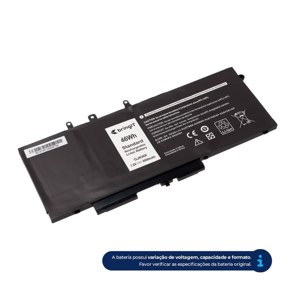 Bateria para Notebook Dell Latitude 5480 5580 5490 GJKNX
