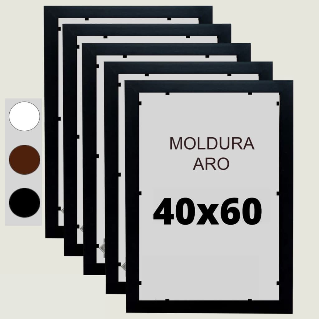 Kit 3 Unidades Moldura ARO 40x60cm
