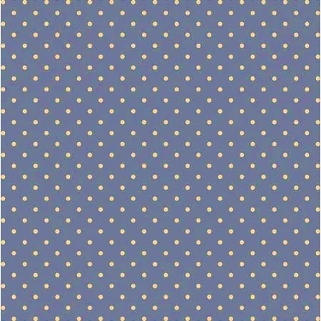 Tecido Tricoline Mini Poá Bege Fundo Azul Antigo - Peripan - 50 x 150 cm