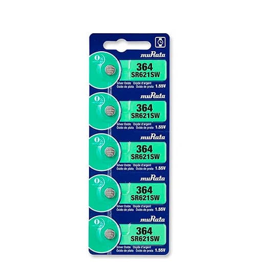 Bateria Pilha Sony/Murata 364 SR621SW 5 unidades