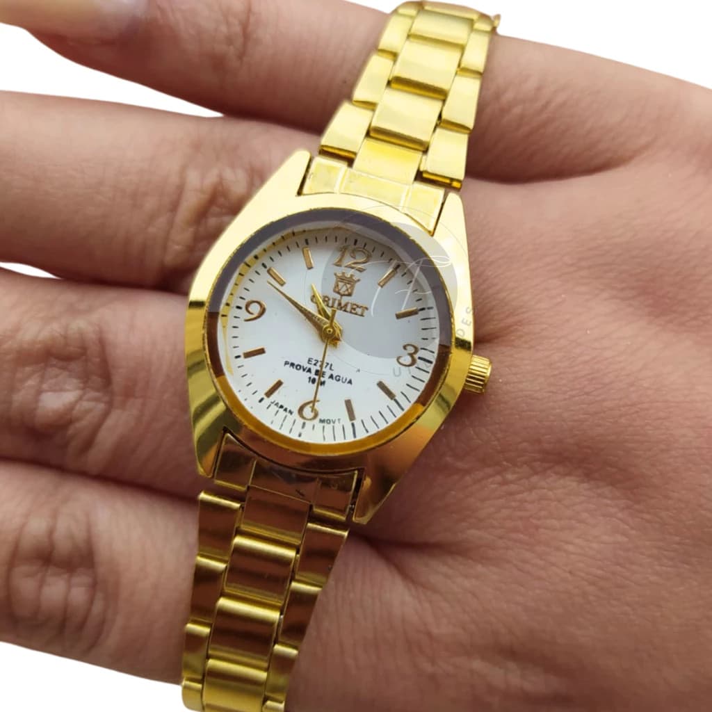 Relógio de Pulso Infantil /Adulto Minimalista Aço Dourado Prata Analógico Menino e Menina da Moda mandrake