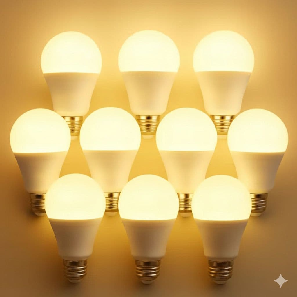 lâmpada de led / lâmpada amarela / 9W 3000k Bivolt / lâmpadas de led para casa / iluminação