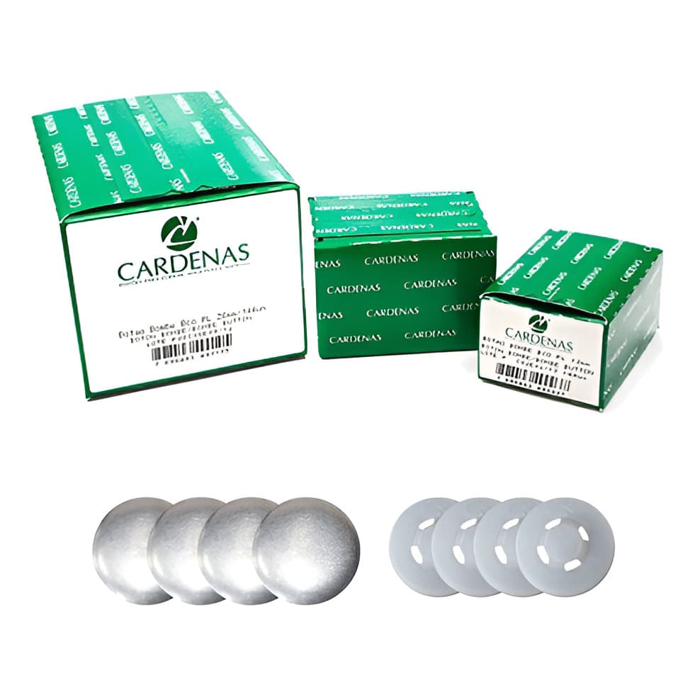 Botão Bombe  Cardenas 12mm C/144 Unidades Botão De Forrar